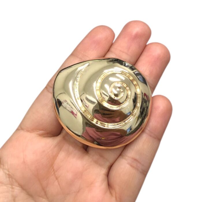 Pingente Concha 48mm Dourado – 1 Und - Imagem 2