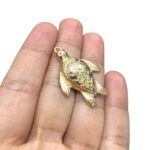 Pingente Tartaruga 37mm Dourado – 1 Und - Imagem 3