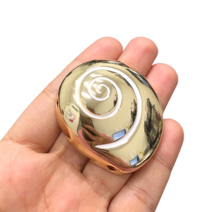 Pingente Concha 48mm Dourado – 1 Und - Imagem 4