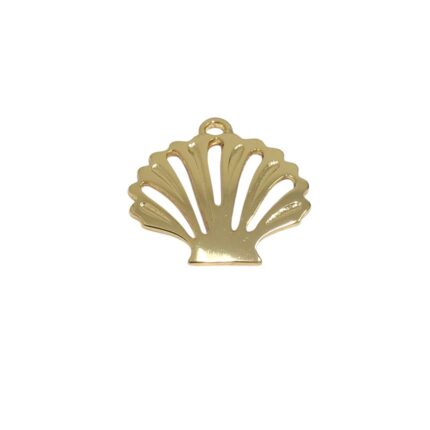Pingente Concha 36mm Dourado – 1 Und