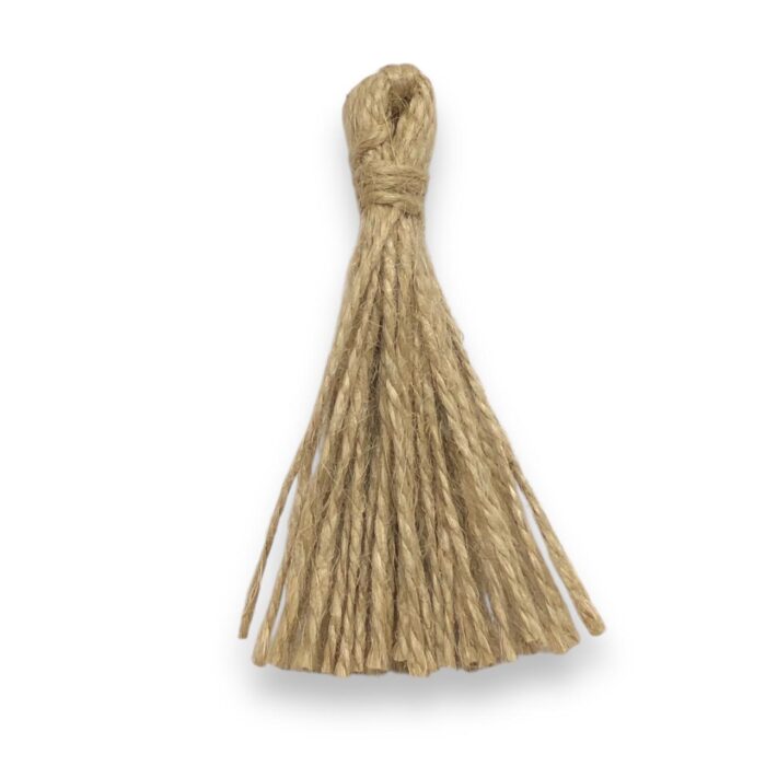 Franja Tassel 9cm Juta - 1 Und - Imagem 1