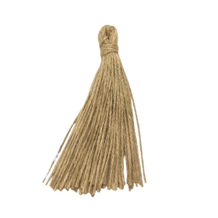 Franja Tassel 15cm Juta – 1 Und - Imagem 1