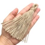 Franja Tassel 15cm Juta – 1 Und - Imagem 2