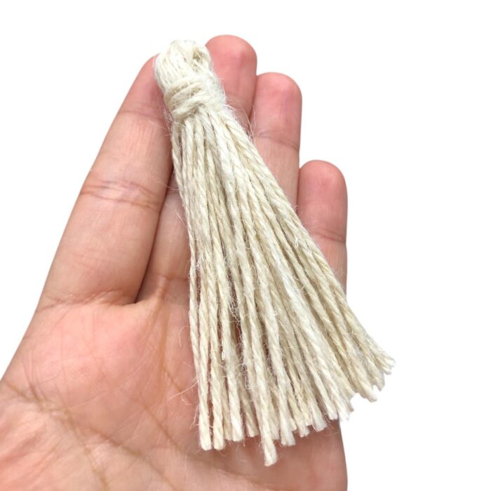 Franja Tassel 9cm Juta – 1 Und - Imagem 3
