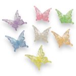 Conta Infantil Borboleta 25mm Acrílico - 20 Gramas