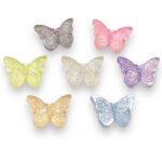 Conta Infantil Borboleta 21mm Acrílico - 20 Gramas