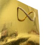 Sacola Papel 18x10x23cm Metalizado P/ Presente - 1 Und - Imagem 2