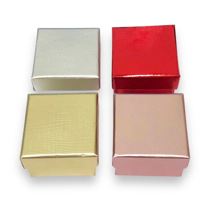 Caixa Papel 4x4x3cm P/ Presente – 1 Und - Imagem 1