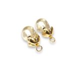 Pingente Pérola Disforme 29mm C/ Charneira Dourado - 1 Und - Imagem 3