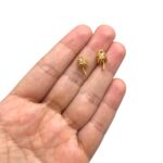 Pingente Coqueiro 15mm Dourado - 1 Und - Imagem 2