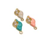 Pingente Concha do Mar 22mm Dourado - 1 Und
