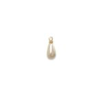 Pingente Gota Pérola 14mm C/ Charneira Dourado - 1 Und