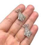 Entremeio N.Sra Aparecida P/Strass 28mm Níquel - 1 Und - Imagem 2