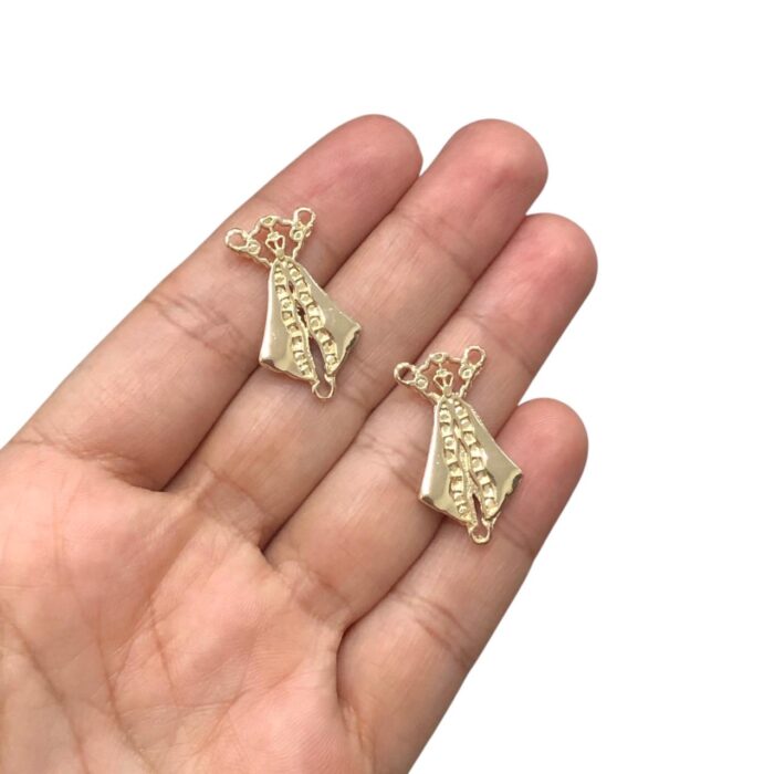 Entremeio N.Sra Aparecida P/Strass 28mm Dourado – 1 Und - Imagem 2