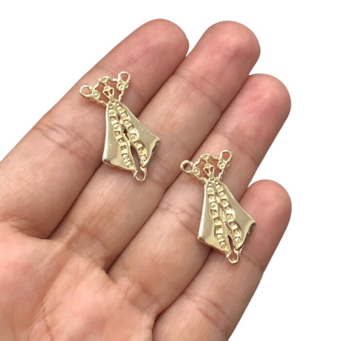 Entremeio N.Sra Aparecida P/Strass 28mm Dourado – 1 Und - Imagem 3