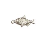 Pingente Peixe 25mm Níquel – 1 Und