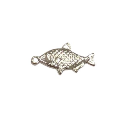 Pingente Peixe 25mm Níquel – 1 Und