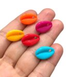 Conta Pingente Búzio 18mm Acrílico - 20 Gramas - Imagem 3