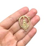 Entremeio N.Sra Aparecida 28mm Dourado – 1 Und - Imagem 2