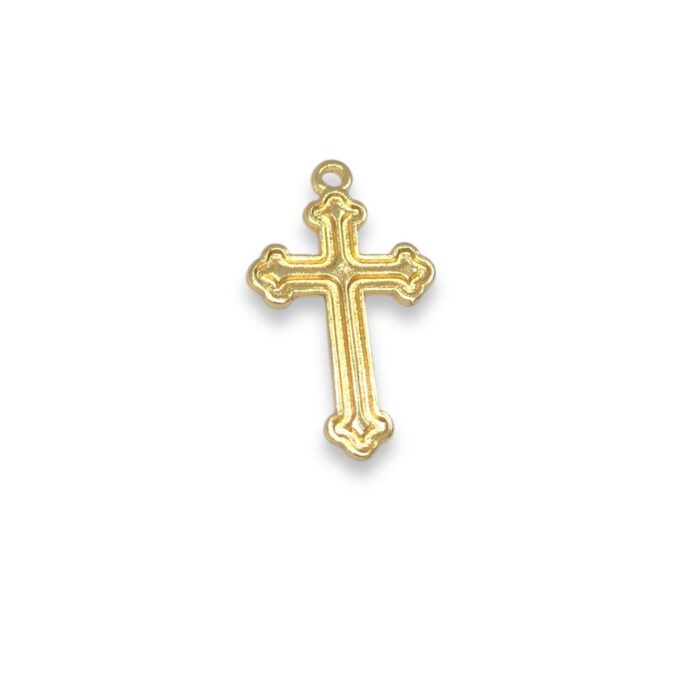 Pingente Cruz 37mm Dourado – 1 Und - Imagem 4