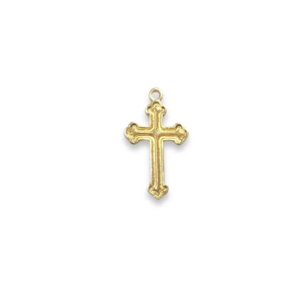 Pingente Cruz 37mm Dourado – 1 Und