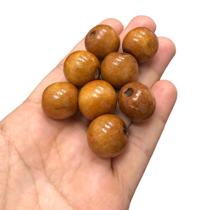 Conta Bola 20mm Madeira - 20 Gramas - Imagem 3