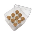 Kit Caixa Acrílica 4x4 C/9 Vidro Penicilina - 1 Und