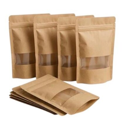 Saco Hermético Kraft c/Frente Transparente 10×15 – 10 Unds