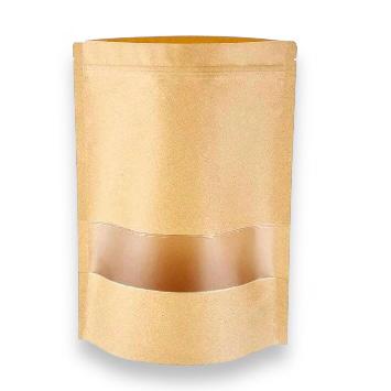 Saco Hermético Kraft c/Frente Transparente 14×20 – 10 Unds