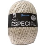 Cordão Supremo Cru Especial N 0.6 Algodão - 795 Metros