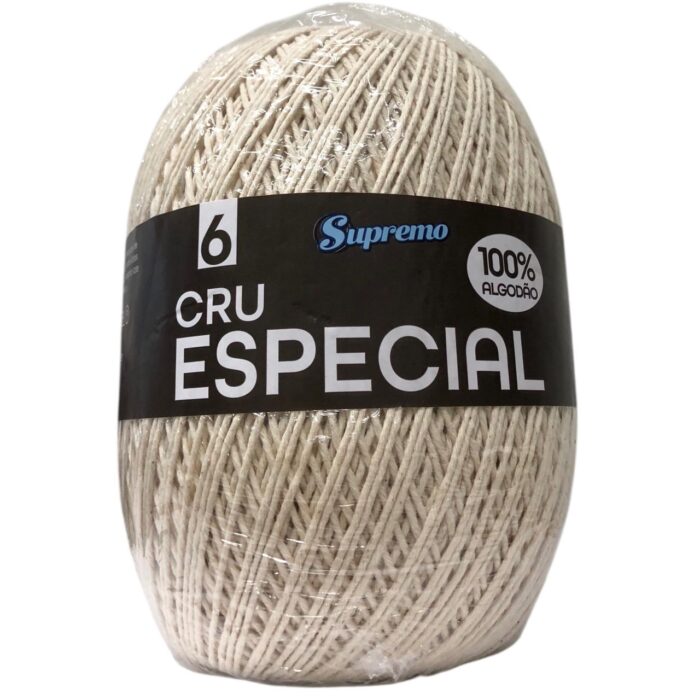 Cordão Supremo Cru Especial N 0.6 Algodão - 795 Metros - Imagem 1
