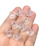 Conta Redonda 10x12mm Imitação Pedras Acrílico - 20 Gramas - Imagem 3