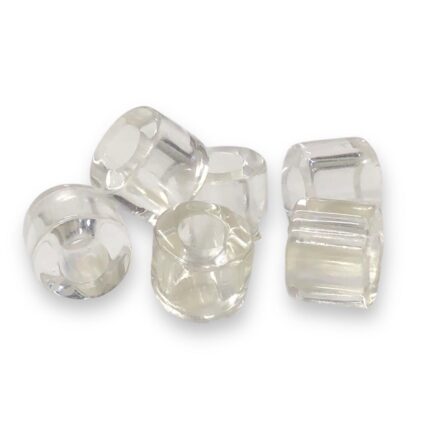 Conta Redonda 10x12mm Imitação Pedras Acrílico - 20 Gramas