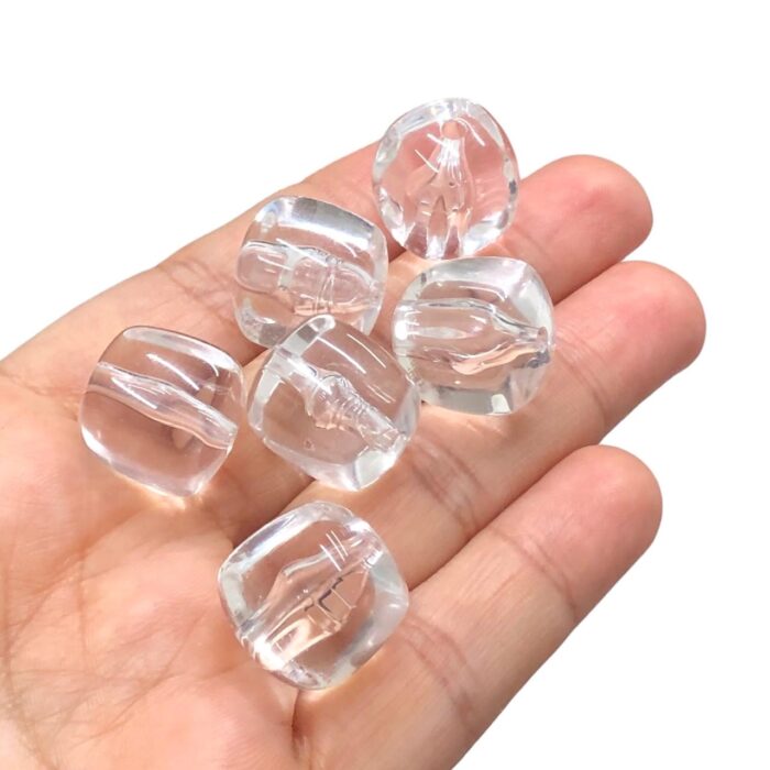 Conta Acrílico 18mm Imitação Pedra - 20 Gramas - Imagem 2