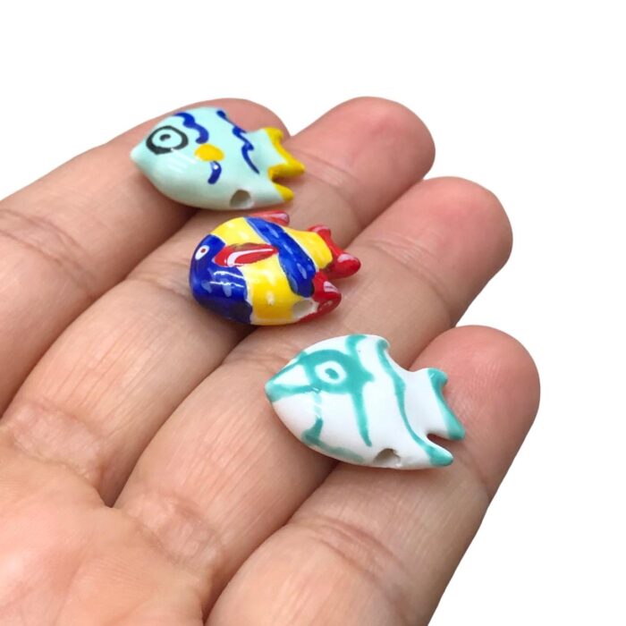 Entremeio Peixe 21mm Porcelana – 1 Und - Imagem 3