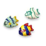 Entremeio Peixe 21mm Porcelana – 1 Und
