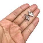 Pingente Caracol 18mm Níquel – 1 Und - Imagem 3