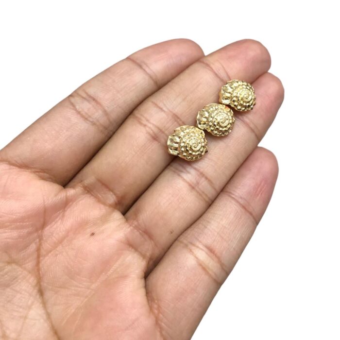 Entremeio Caracol 11mm Dourado - 1 Und - Imagem 2
