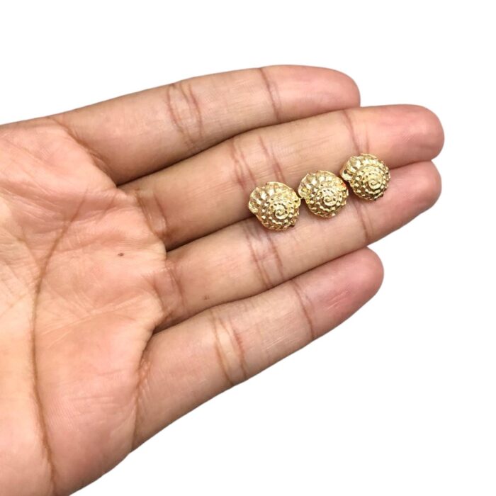 Entremeio Caracol 11mm Dourado - 1 Und - Imagem 4