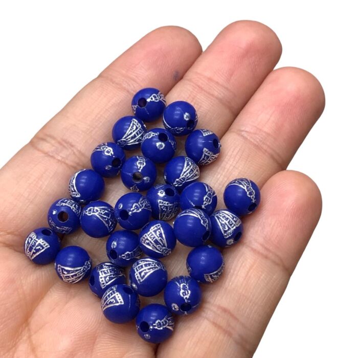Conta Bola N.Sra Aparecida 8mm Acrílico - 20 Gramas - Imagem 2