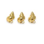 Pingente Caracol 18mm Dourado – 1 Und - Imagem 4