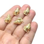 Pingente Caracol 18mm Dourado – 1 Und - Imagem 3