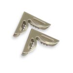 Cantoneira P/ Bolsa Trabalhada 1.7cm Níquel – 1 Und