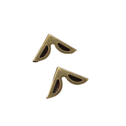 Cantoneira P/ Bolsa Trabalhada 1.7cm Ouro Velho – 1 Und