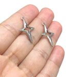 Pingente Estrela Vazado 26mm Níquel - 1 Und - Imagem 3