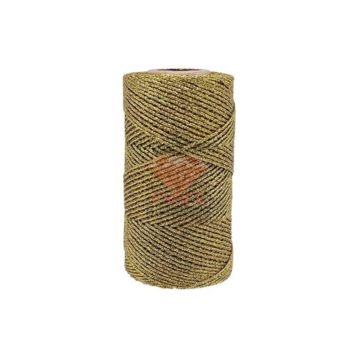 Cordão Lurex 1.5mm Dourado - C/50 Metros - Imagem 1