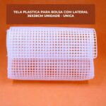 Tela Plástico P/ Bolsa Pequena 36x38cm Transparente – 1 Und - Imagem 3