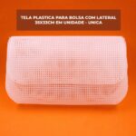 Tela Plástico P/ Bolsa Pequena 33x35cm Transparente – 1 Und - Imagem 3