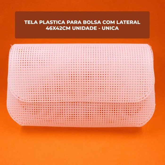 Tela Plástico P/ Bolsa Pequena 42x46cm Transparente – 1 Und - Imagem 2