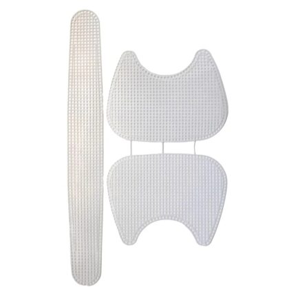 Tela Plástico P/ Bolsa Pequena 22x51cm Transparente – 1 Und